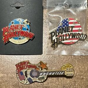 Planet Hollywood Pin Bundle